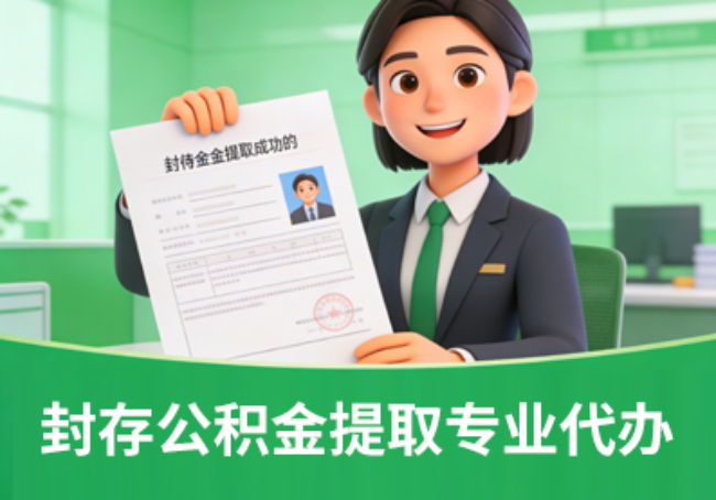 廊坊封存公积金代办提取